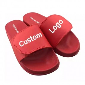 Badslippers met klittenband bedrukken met uw eigen logo